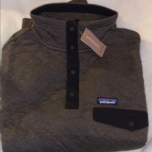 Brand new men’s brown Patagonia quilted pullover